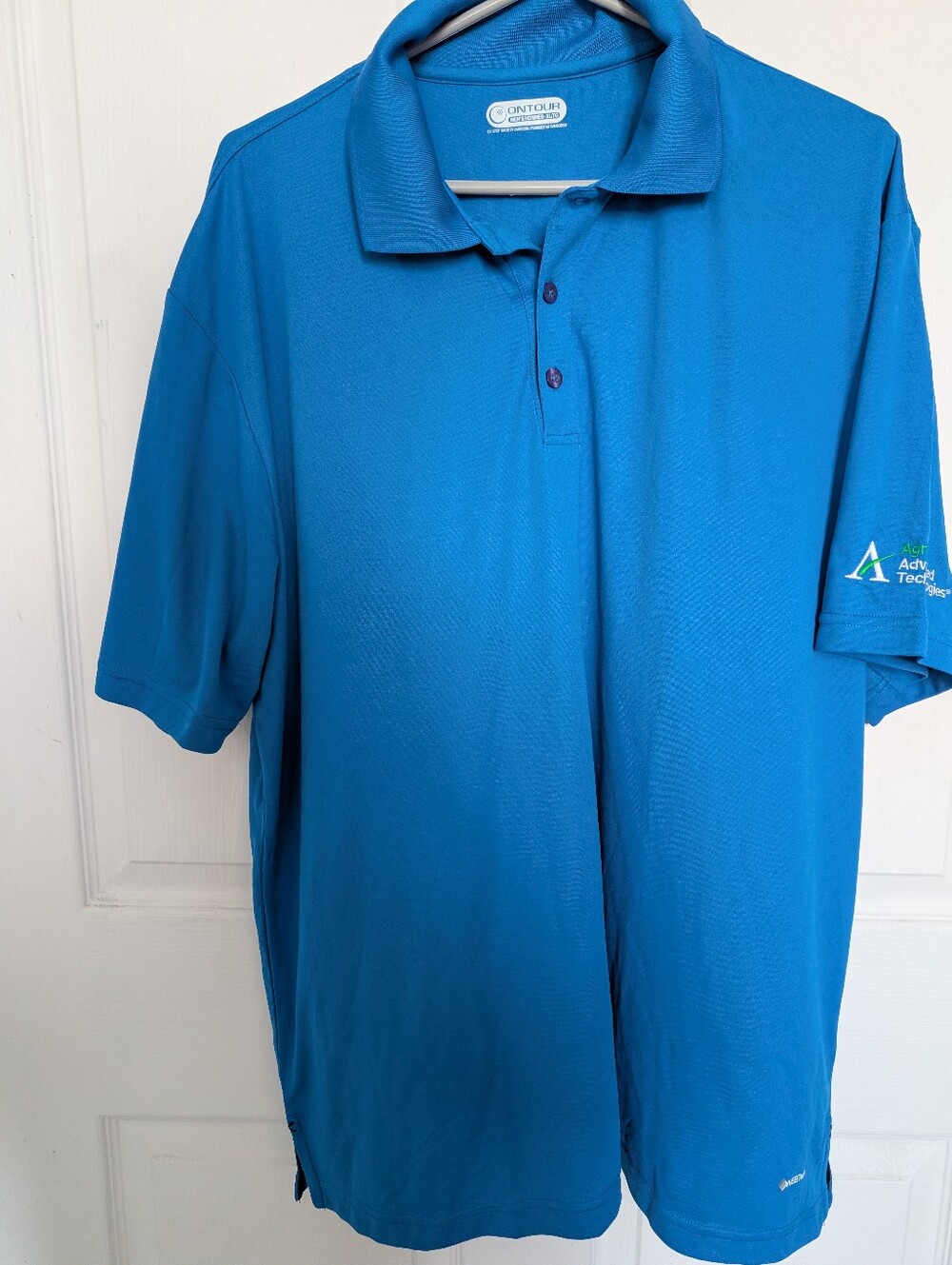 Men's Blue Polo Shirt - Performance Golf Polo